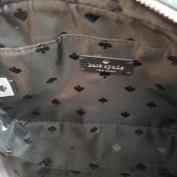 Kate Spade Black Leathet Glitter On Mini Camera Bag - Picture 13 of 16